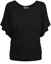 Load image into Gallery viewer, Comfy butterfly sleeve top - Purple Eggshells!