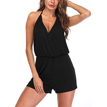 Load image into Gallery viewer, Floral print cami romper - Purple Eggshells!