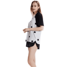 Load image into Gallery viewer, Tee top and shorts pajama set - Purple Eggshells!