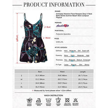 Load image into Gallery viewer, Printed summer beach front tie knot romper - Purple Eggshells!