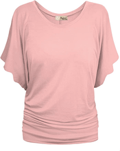 Load image into Gallery viewer, Comfy butterfly sleeve top - Purple Eggshells!