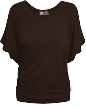 Load image into Gallery viewer, Comfy butterfly sleeve top - Purple Eggshells!