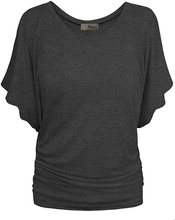 Load image into Gallery viewer, Comfy butterfly sleeve top - Purple Eggshells!