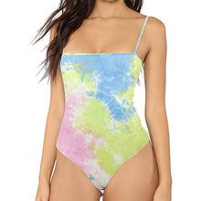 Load image into Gallery viewer, Square neck form fitted bodysuit - Purple Eggshells!