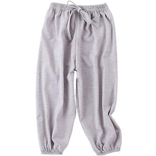 Load image into Gallery viewer, Kids cotton drawstring waist pants - Purple Eggshells!