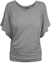 Load image into Gallery viewer, Comfy butterfly sleeve top - Purple Eggshells!