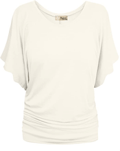 Load image into Gallery viewer, Comfy butterfly sleeve top - Purple Eggshells!