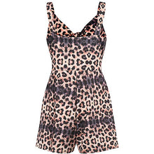 Load image into Gallery viewer, Printed summer beach front tie knot romper - Purple Eggshells!