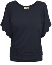 Load image into Gallery viewer, Comfy butterfly sleeve top - Purple Eggshells!