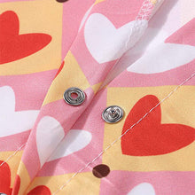 Load image into Gallery viewer, Plunging neck belted all over the print jumpsuit - Purple Eggshells!