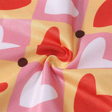 Load image into Gallery viewer, Plunging neck belted all over the print jumpsuit - Purple Eggshells!