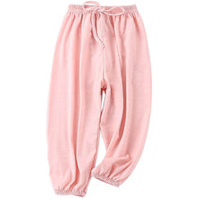 Load image into Gallery viewer, Kids cotton drawstring waist pants - Purple Eggshells!