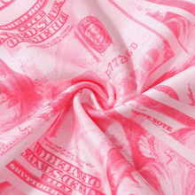 Load image into Gallery viewer, Plunging neck belted all over the print jumpsuit - Purple Eggshells!