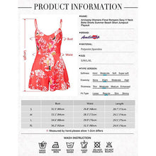 Load image into Gallery viewer, Printed summer beach front tie knot romper - Purple Eggshells!