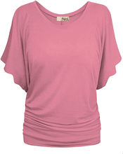 Load image into Gallery viewer, Comfy butterfly sleeve top - Purple Eggshells!