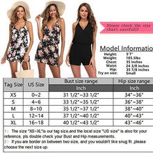 Load image into Gallery viewer, Floral print cami romper - Purple Eggshells!