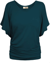 Load image into Gallery viewer, Comfy butterfly sleeve top - Purple Eggshells!