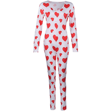 Load image into Gallery viewer, Plunging neck belted all over the print jumpsuit - Purple Eggshells!