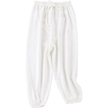Load image into Gallery viewer, Kids cotton drawstring waist pants - Purple Eggshells!