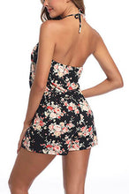 Load image into Gallery viewer, Floral print cami romper
