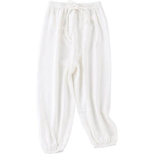 Load image into Gallery viewer, Kids cotton drawstring waist pants